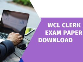 wcl clerk exam paper download